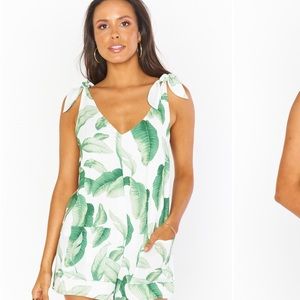 Show Me Your Mumu Leaf Romper
